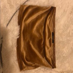 Golden yellow tube top